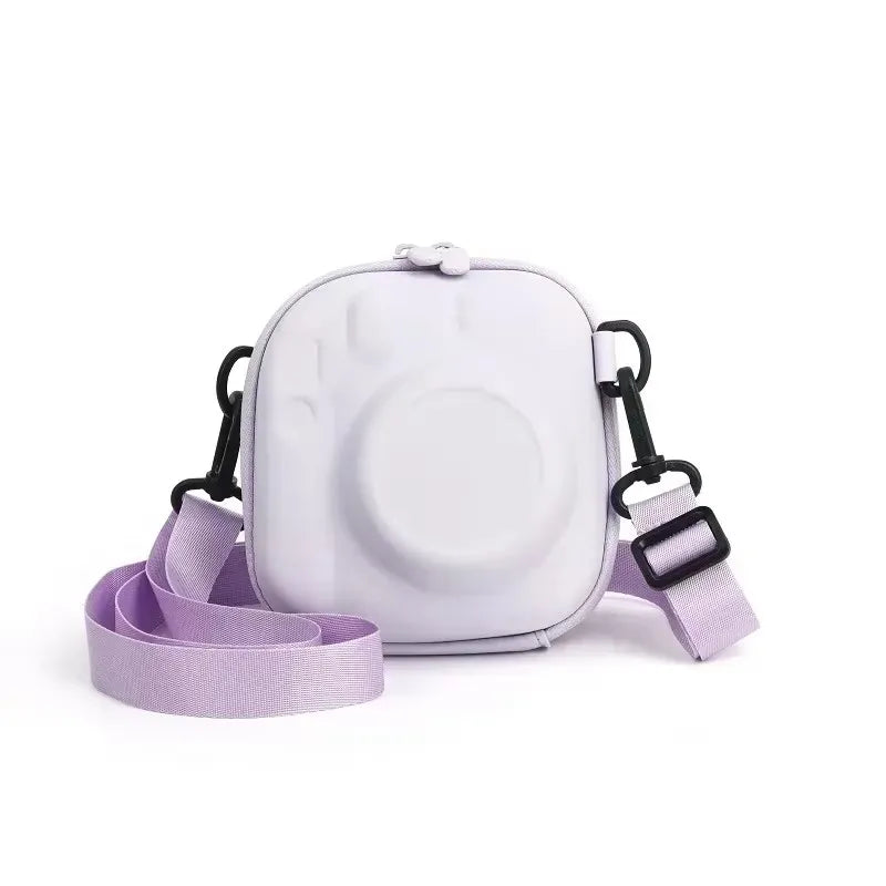 For Fujifilm Instax Mini 7+ 8/9/11/12/40 Camera Bag EVA Universal Hard Case Storage Bag Film Camera Bag with Shoulder Strap