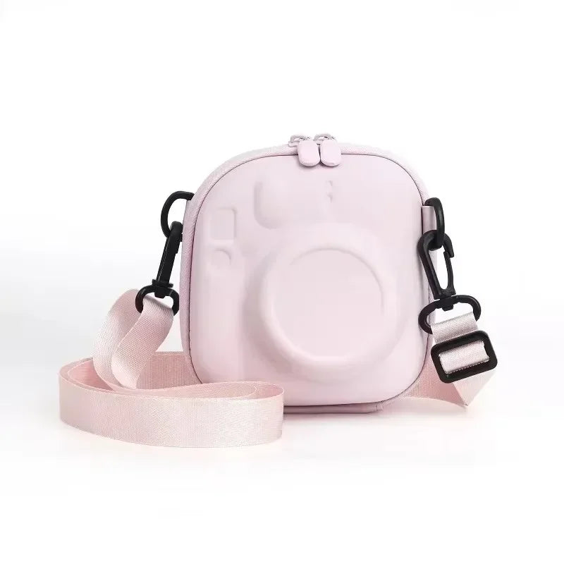 For Fujifilm Instax Mini 7+ 8/9/11/12/40 Camera Bag EVA Universal Hard Case Storage Bag Film Camera Bag with Shoulder Strap
