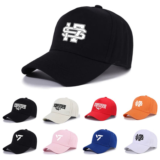 Kpop 17 Athletic Baseball HOSHI X WOOZI 1st Single Album BEAM CARAT Cap Graphic Print Ponytail Hats Gorras Para Hombres