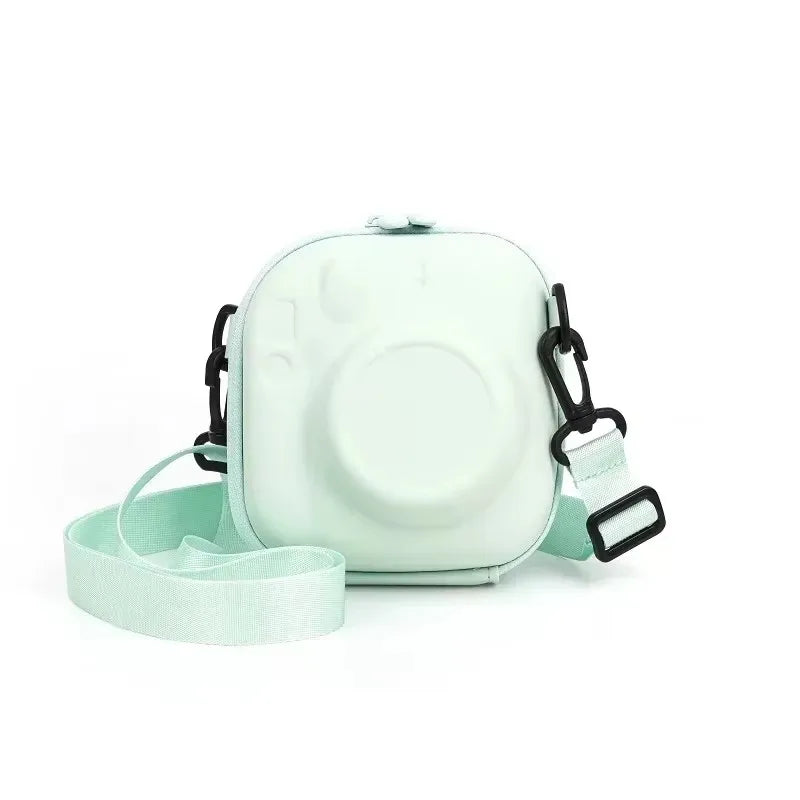 For Fujifilm Instax Mini 7+ 8/9/11/12/40 Camera Bag EVA Universal Hard Case Storage Bag Film Camera Bag with Shoulder Strap