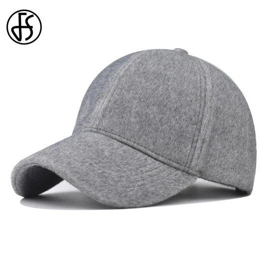 FS Luxury Pink Gray Cashmere Baseball Cap For Men Brand Women Designer Hat Spring Outdoor Sports Golf Caps Casquettes Hommes